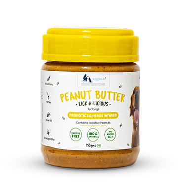 Wiggles : Lick-A-Licious Peanut Butter for Dogs (Jar)